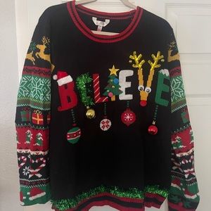Christmas Sweater No Boundries-   XXL